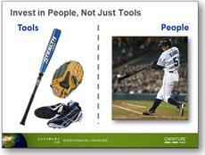 I used this baseball analogy in Japan. Go Ichiro!